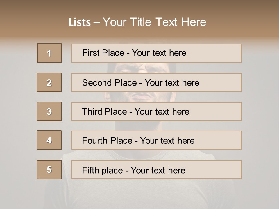 Beard Toning Bad Smell PowerPoint Template
