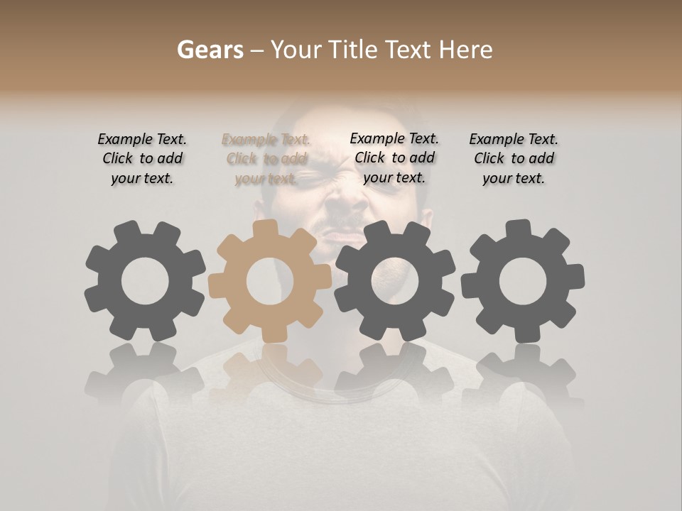 Beard Toning Bad Smell PowerPoint Template