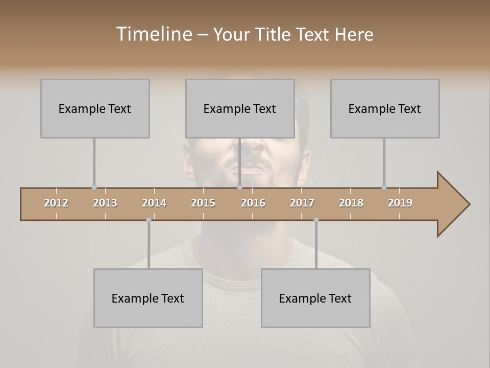 Beard Toning Bad Smell PowerPoint Template