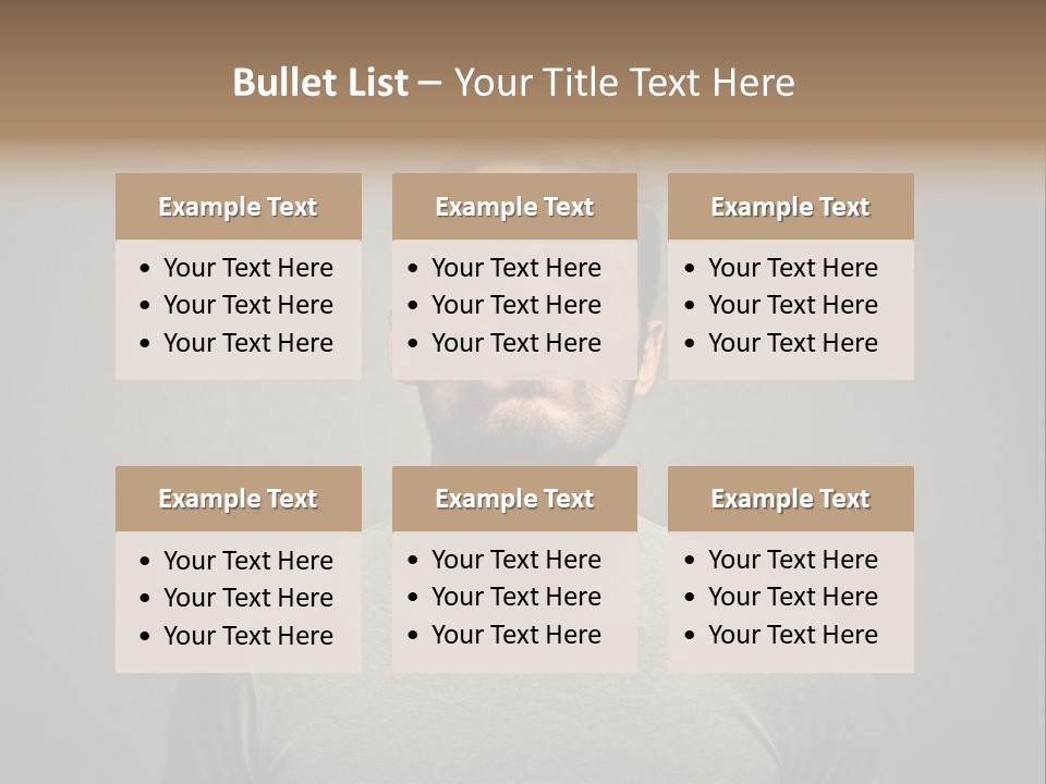 Beard Toning Bad Smell PowerPoint Template