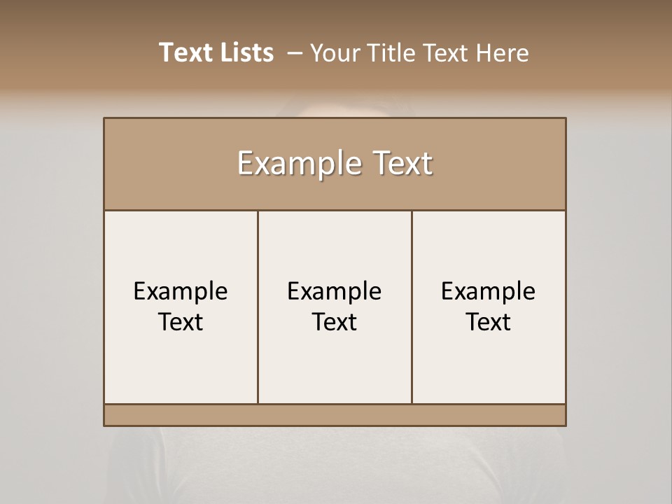 Beard Toning Bad Smell PowerPoint Template
