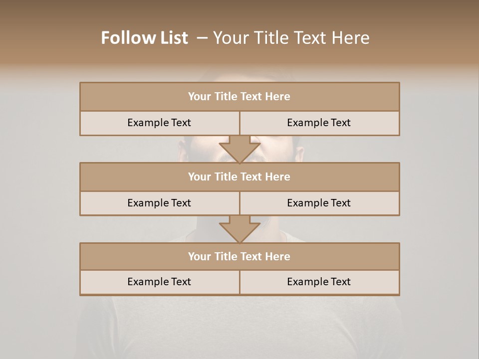 Beard Toning Bad Smell PowerPoint Template