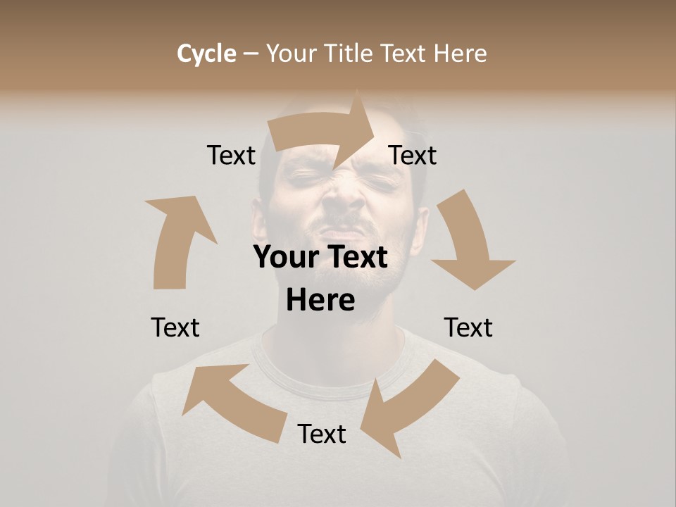 Beard Toning Bad Smell PowerPoint Template