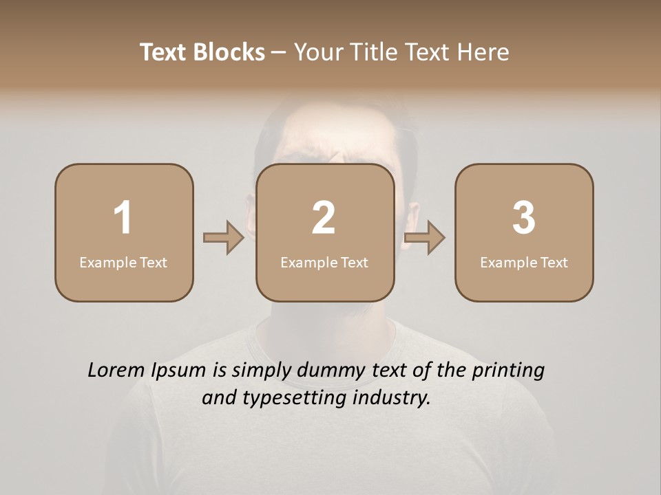 Beard Toning Bad Smell PowerPoint Template