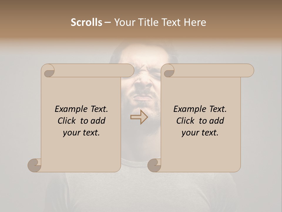 Beard Toning Bad Smell PowerPoint Template