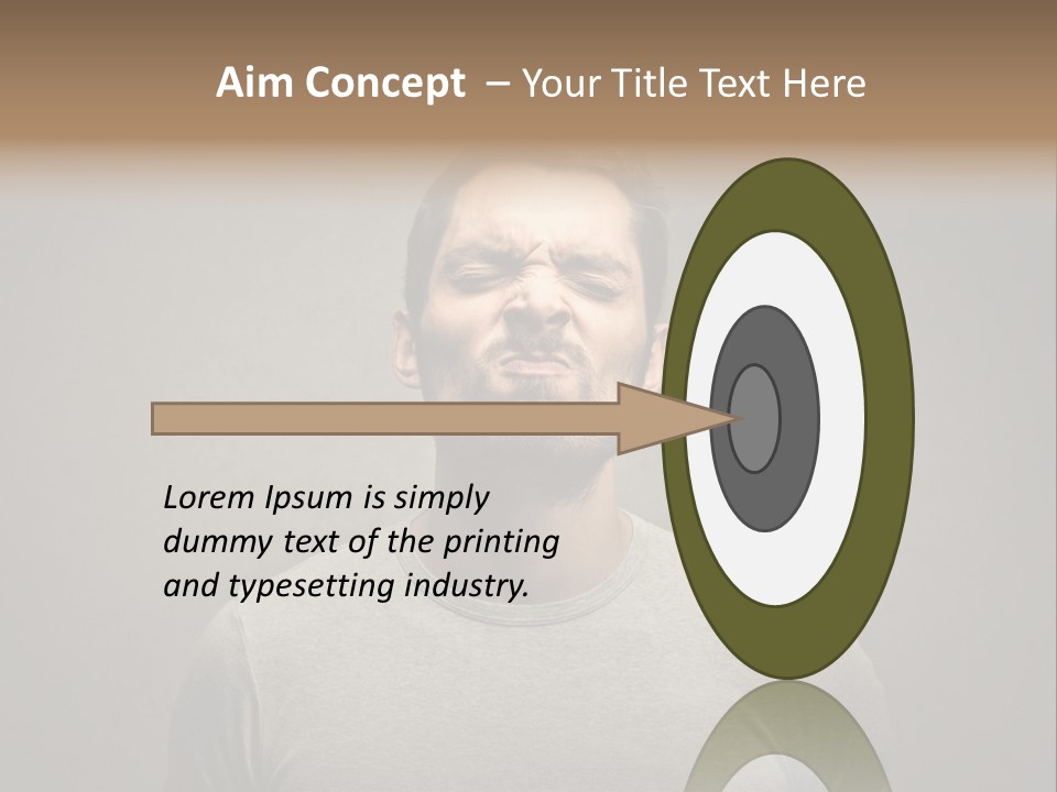 Beard Toning Bad Smell PowerPoint Template