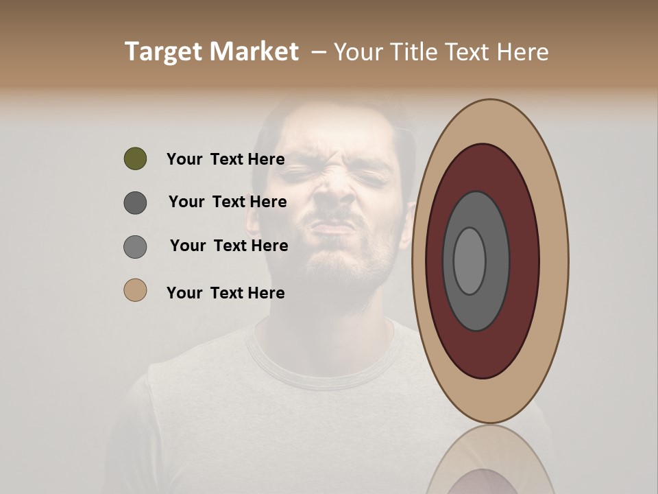 Beard Toning Bad Smell PowerPoint Template