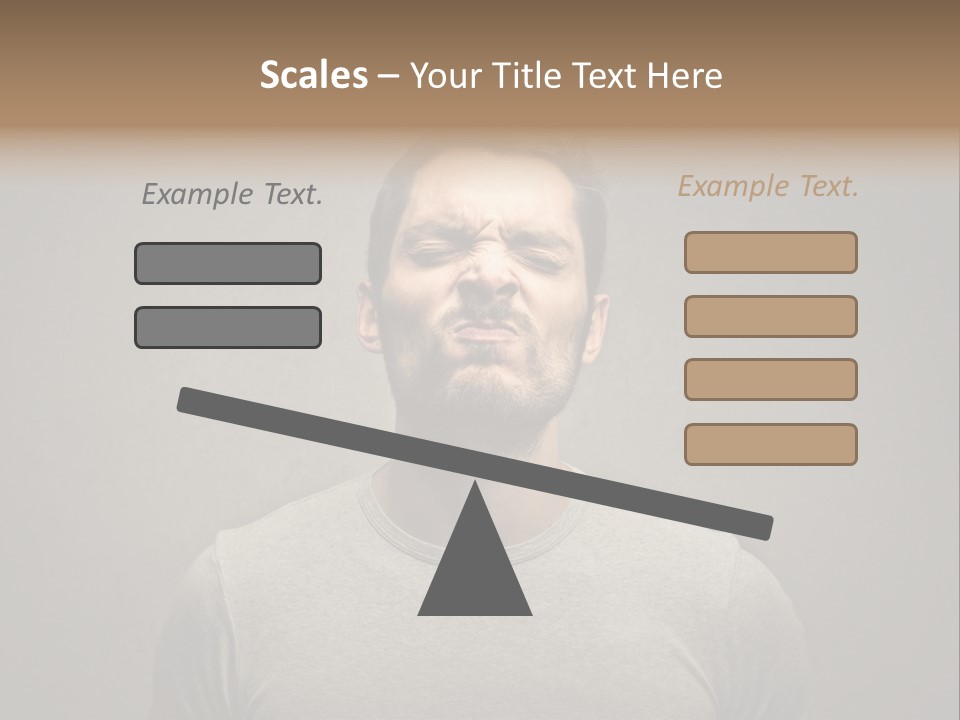Beard Toning Bad Smell PowerPoint Template