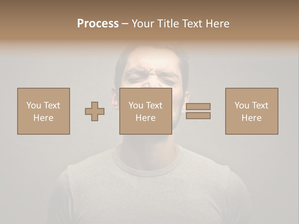 Beard Toning Bad Smell PowerPoint Template