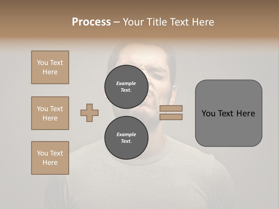Beard Toning Bad Smell PowerPoint Template
