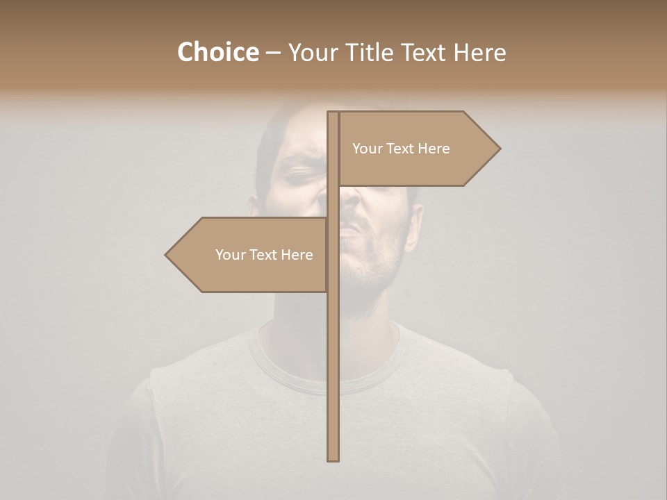 Beard Toning Bad Smell PowerPoint Template