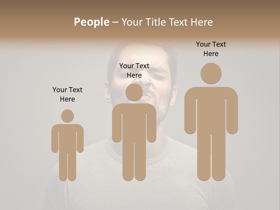 Beard Toning Bad Smell PowerPoint Template