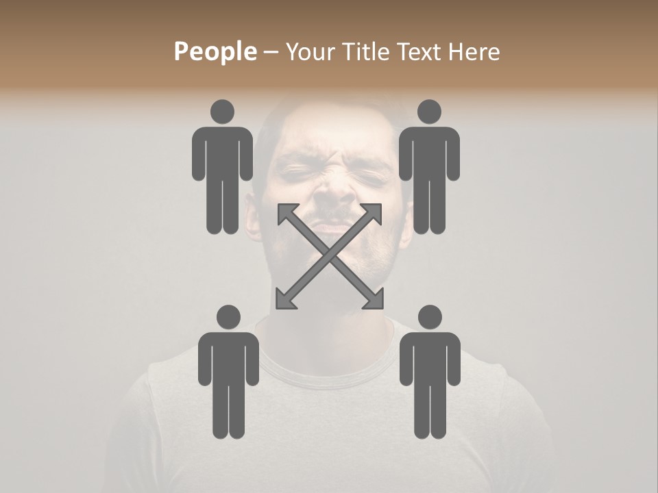 Beard Toning Bad Smell PowerPoint Template