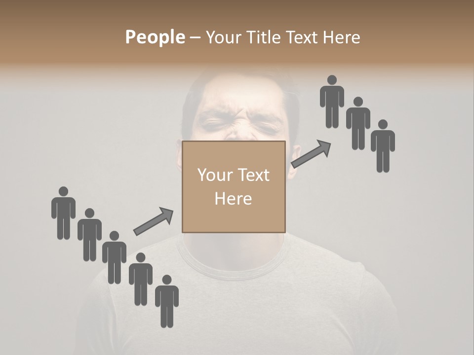 Beard Toning Bad Smell PowerPoint Template