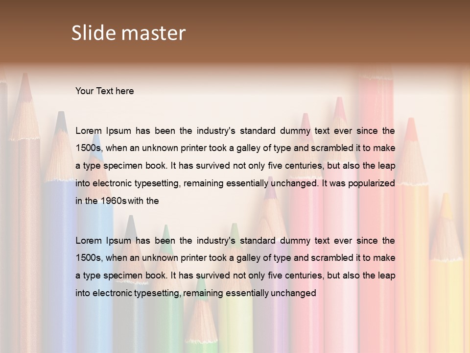 Art College Statistics PowerPoint Template