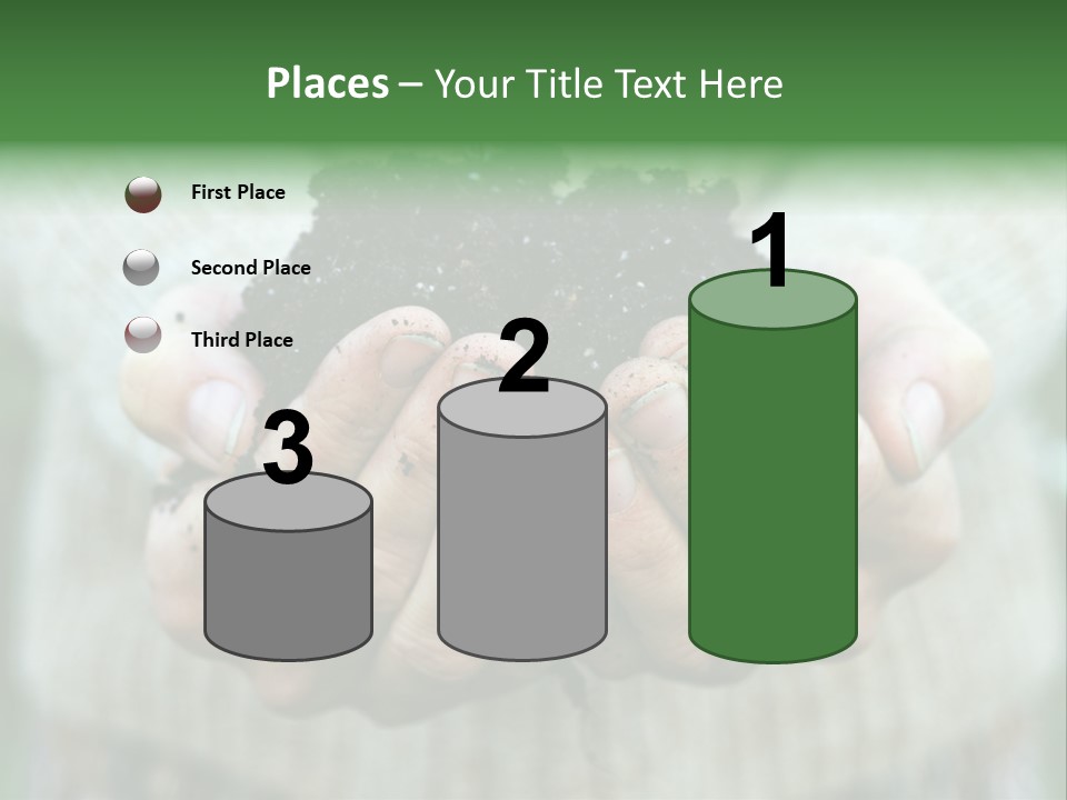 Humus Green Compost Soil PowerPoint Template