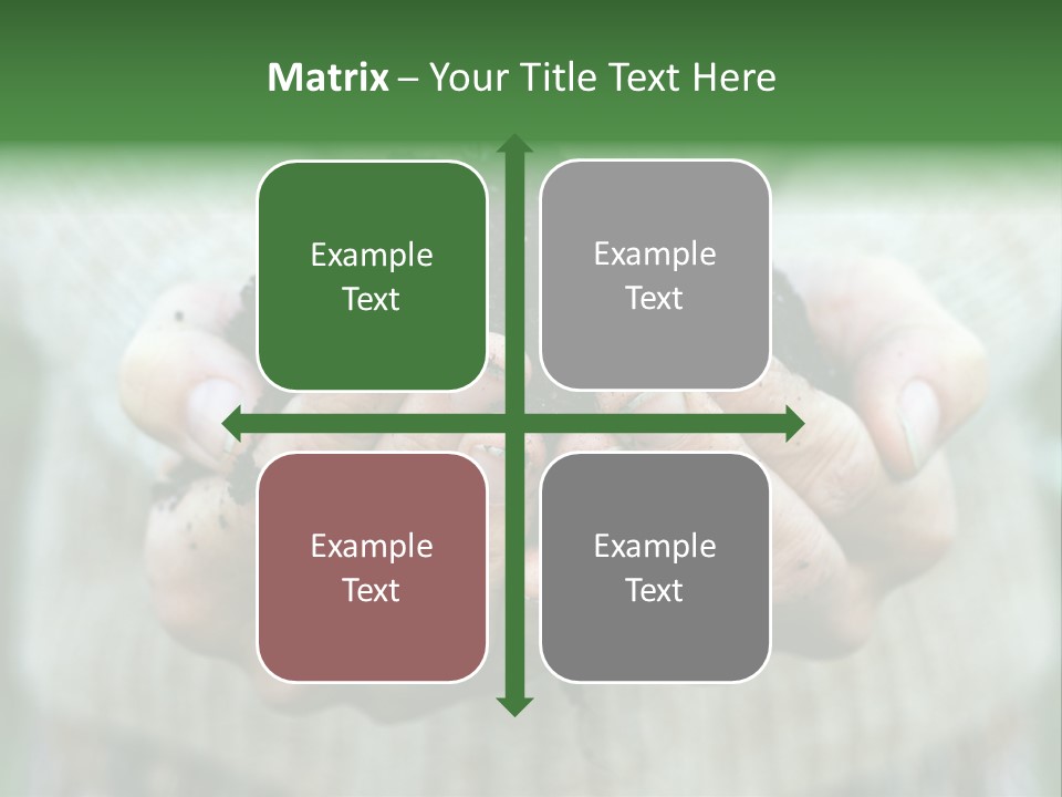 Humus Green Compost Soil PowerPoint Template