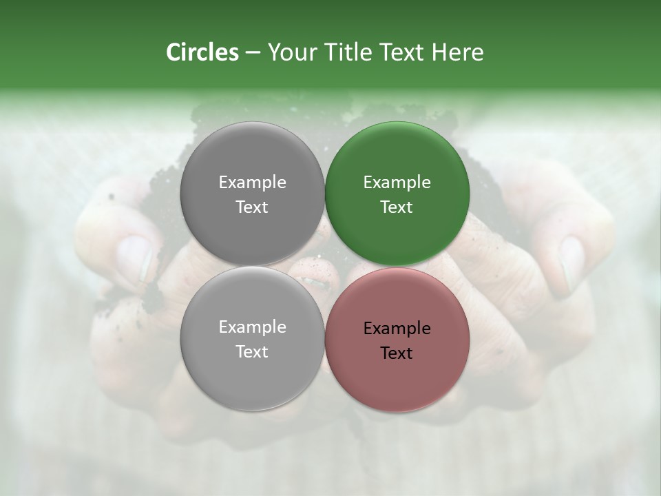 Humus Green Compost Soil PowerPoint Template