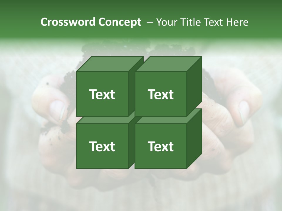 Humus Green Compost Soil PowerPoint Template