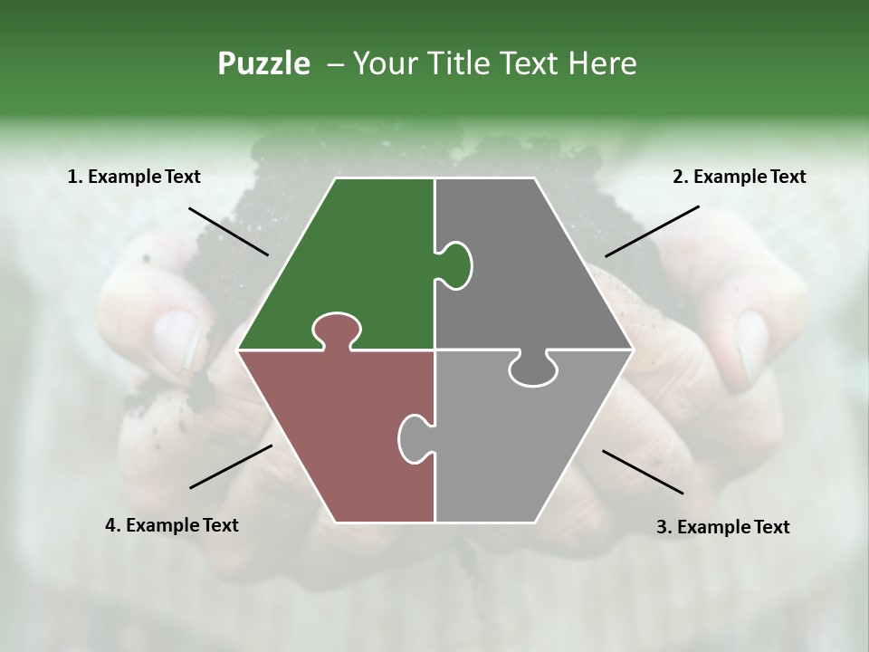 Humus Green Compost Soil PowerPoint Template