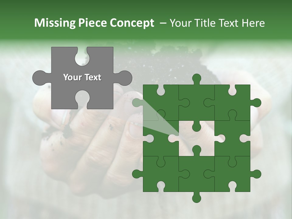 Humus Green Compost Soil PowerPoint Template