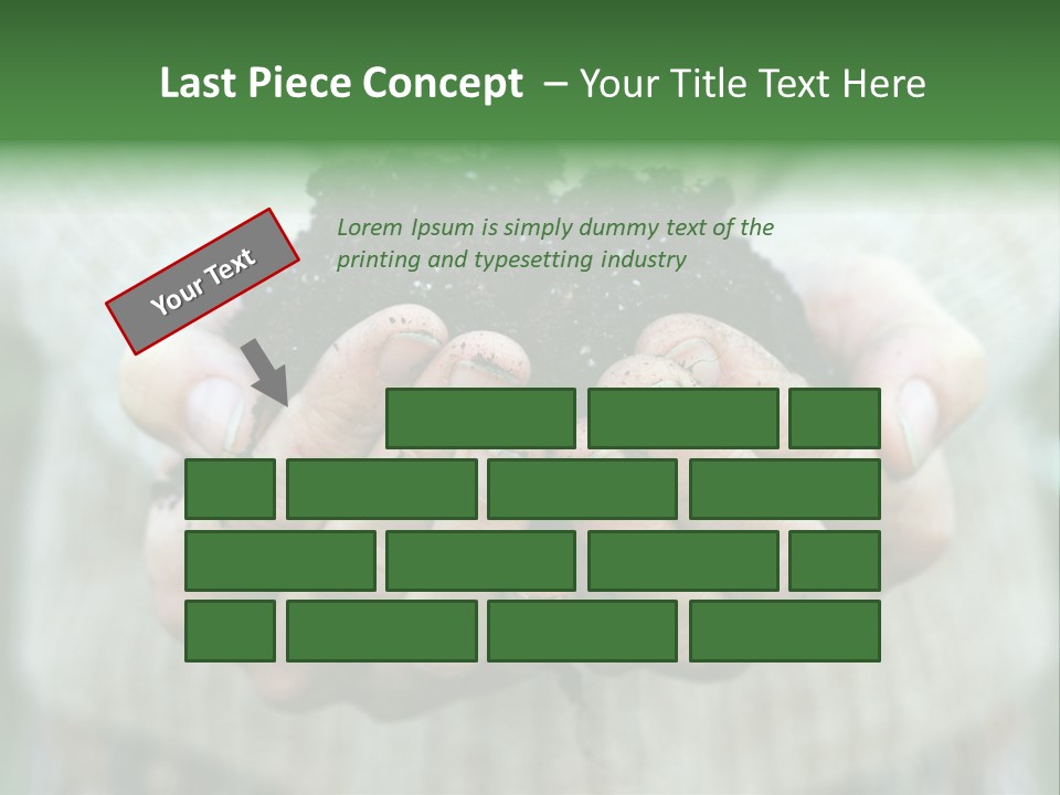 Humus Green Compost Soil PowerPoint Template