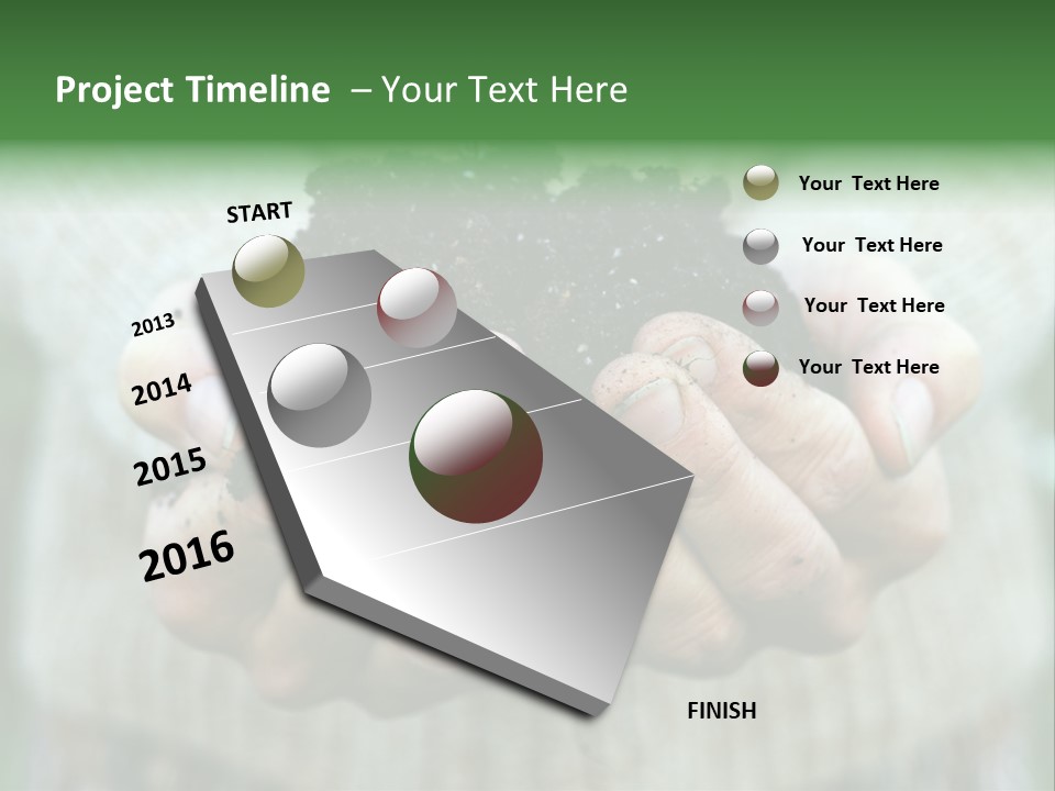 Humus Green Compost Soil PowerPoint Template