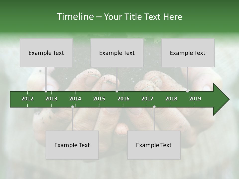 Humus Green Compost Soil PowerPoint Template