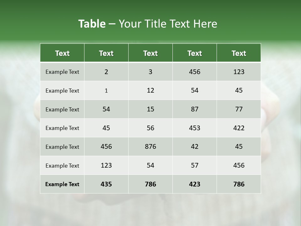 Humus Green Compost Soil PowerPoint Template