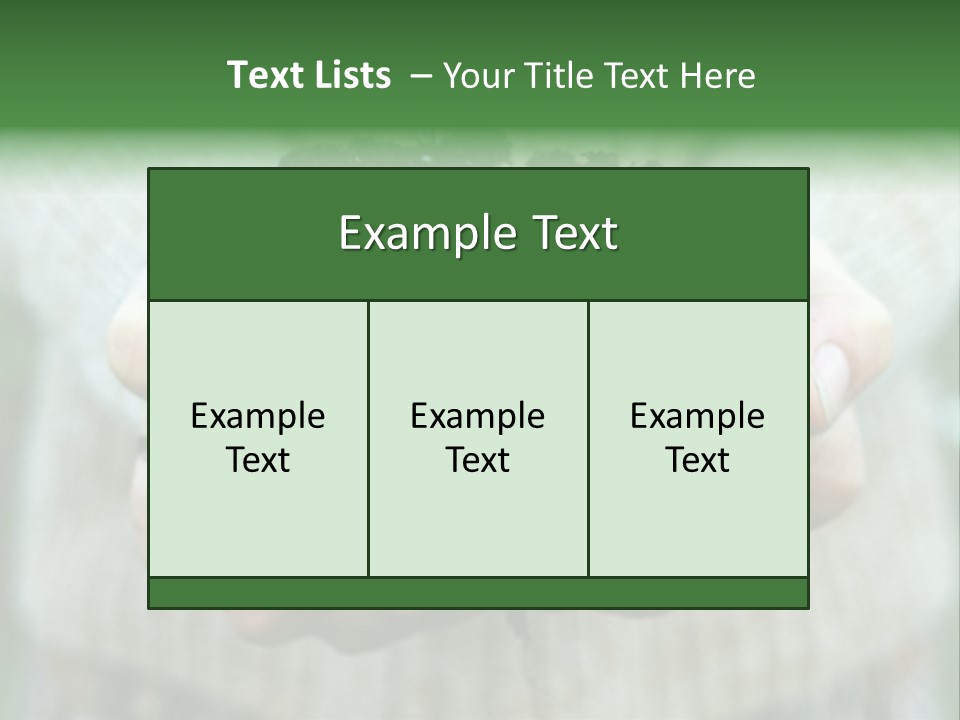 Humus Green Compost Soil PowerPoint Template
