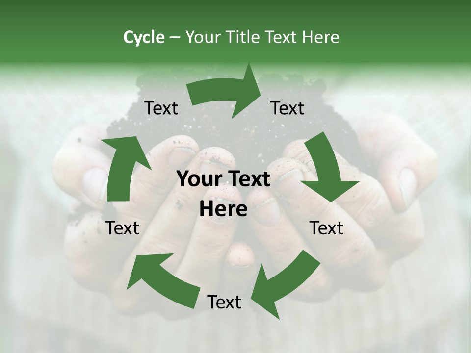 Humus Green Compost Soil PowerPoint Template