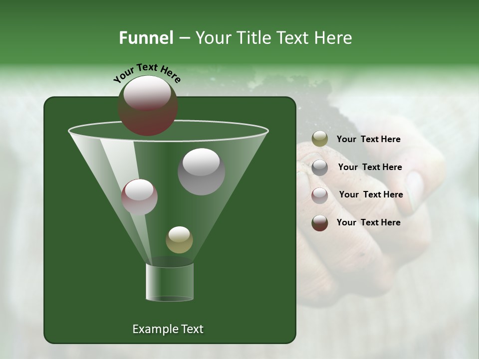 Humus Green Compost Soil PowerPoint Template
