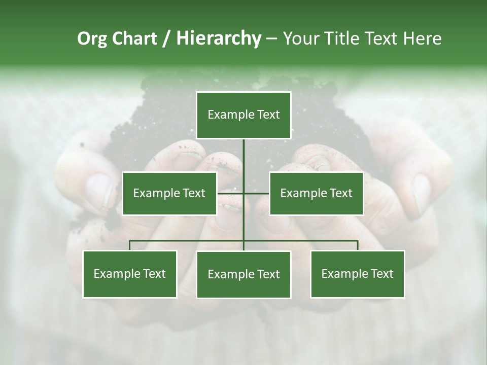 Humus Green Compost Soil PowerPoint Template