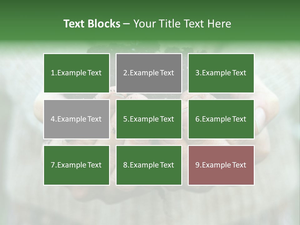 Humus Green Compost Soil PowerPoint Template