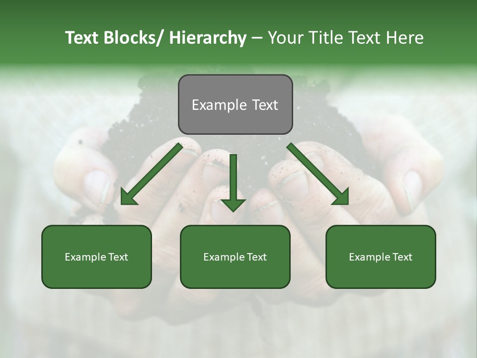 Humus Green Compost Soil PowerPoint Template