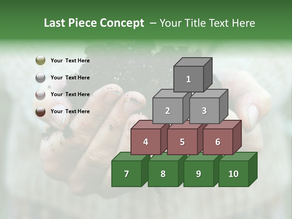 Humus Green Compost Soil PowerPoint Template