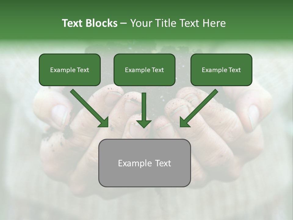 Humus Green Compost Soil PowerPoint Template