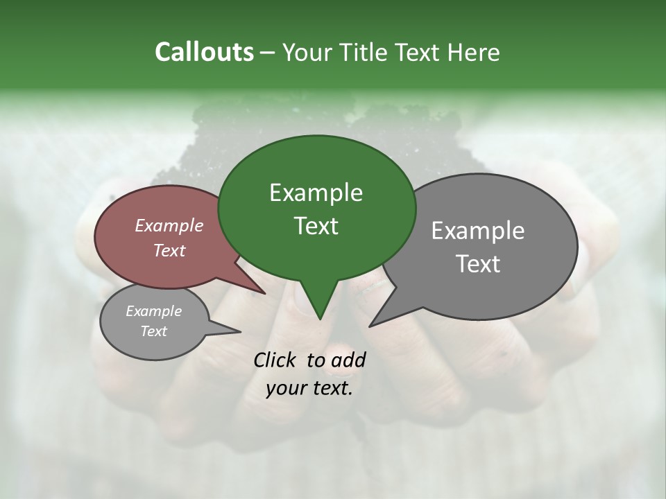 Humus Green Compost Soil PowerPoint Template