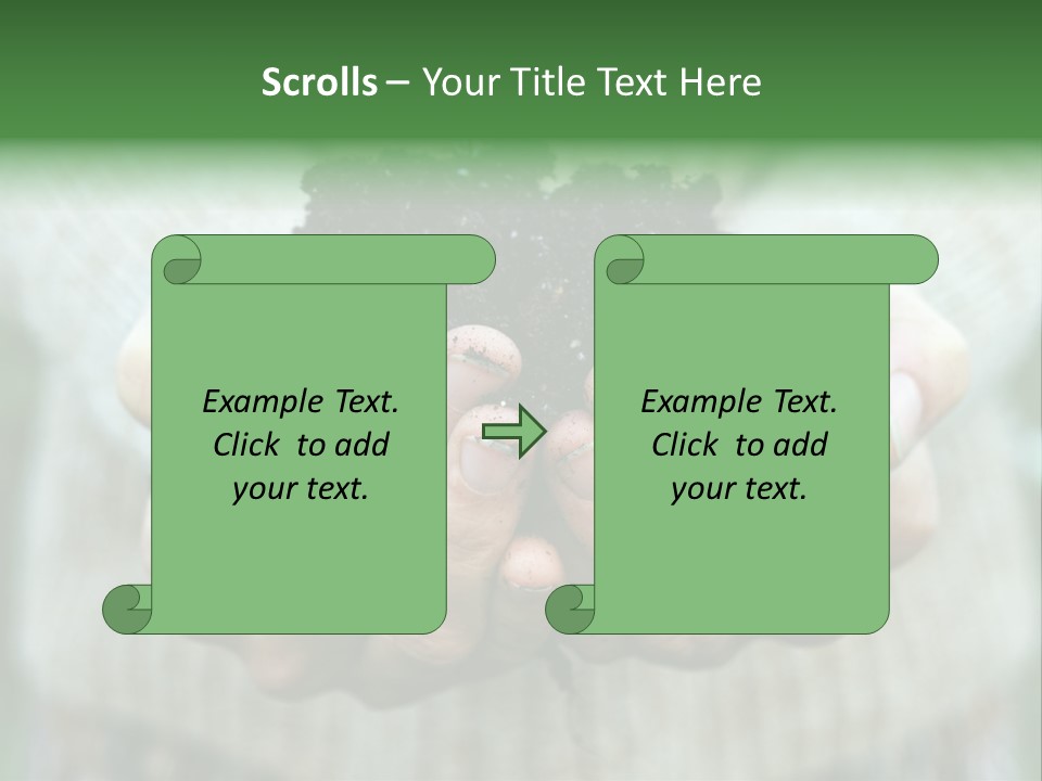 Humus Green Compost Soil PowerPoint Template
