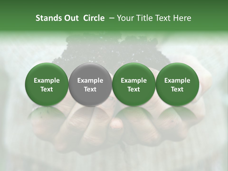 Humus Green Compost Soil PowerPoint Template