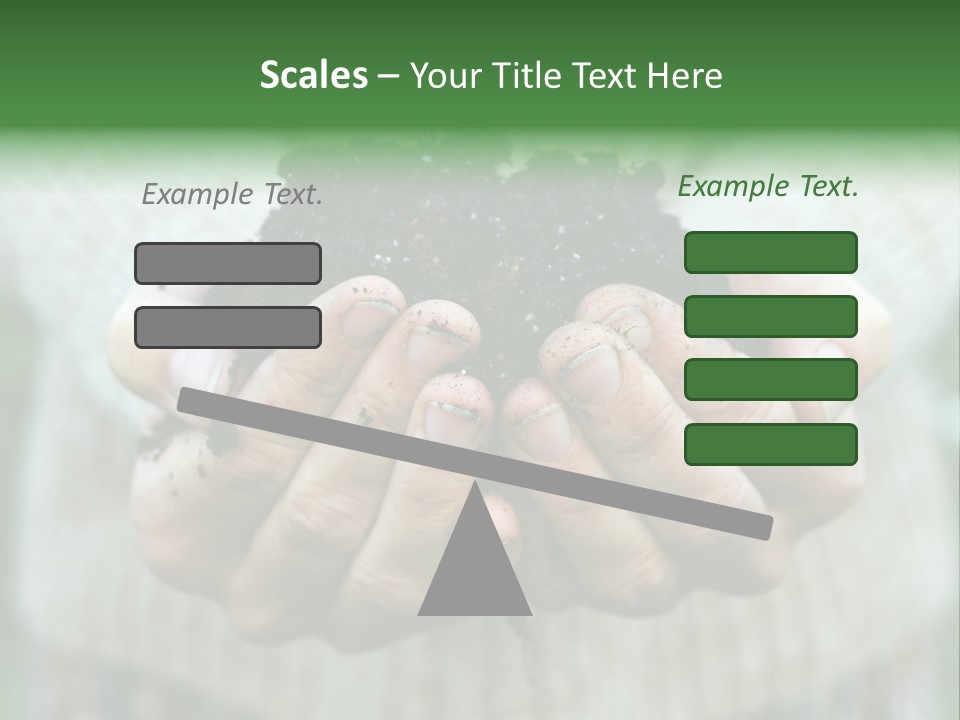 Humus Green Compost Soil PowerPoint Template
