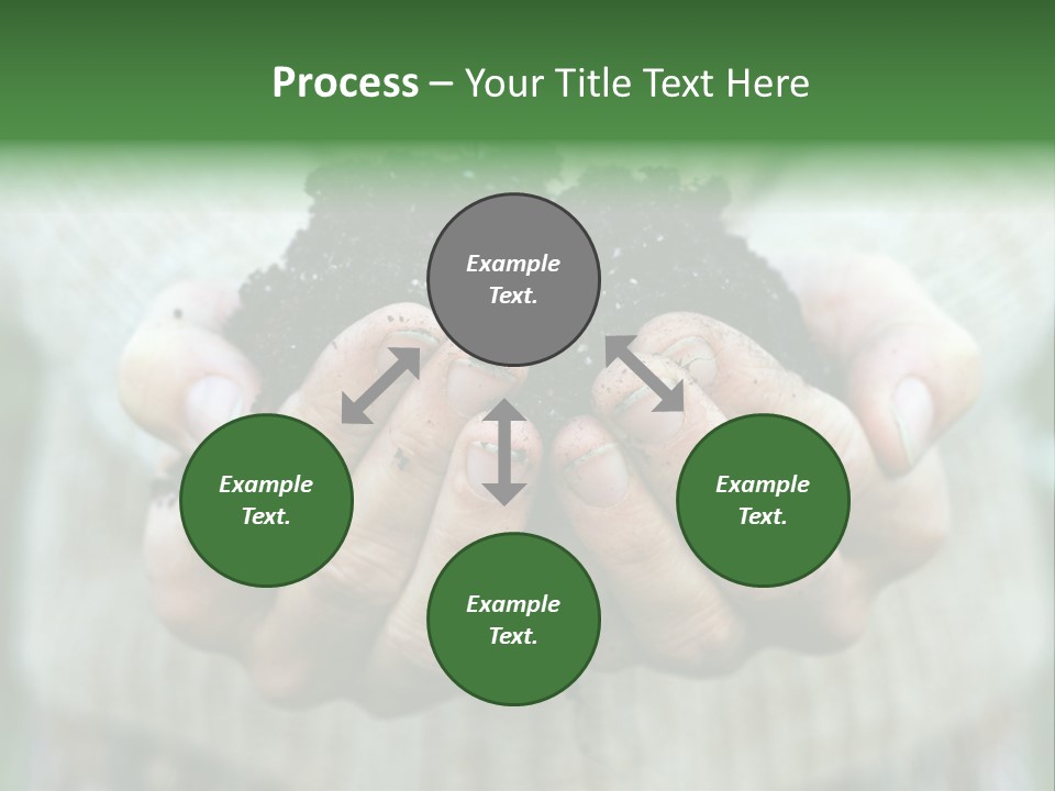 Humus Green Compost Soil PowerPoint Template