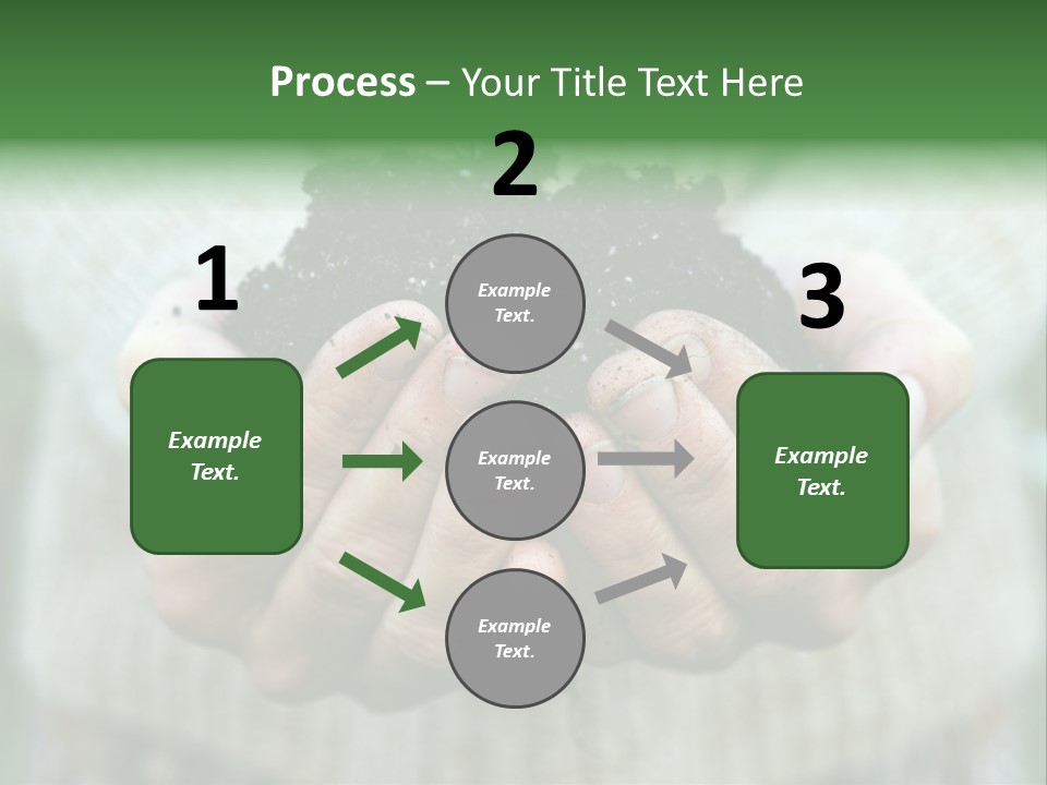 Humus Green Compost Soil PowerPoint Template