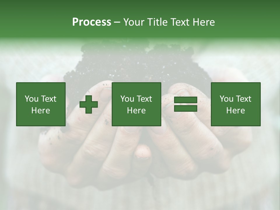 Humus Green Compost Soil PowerPoint Template