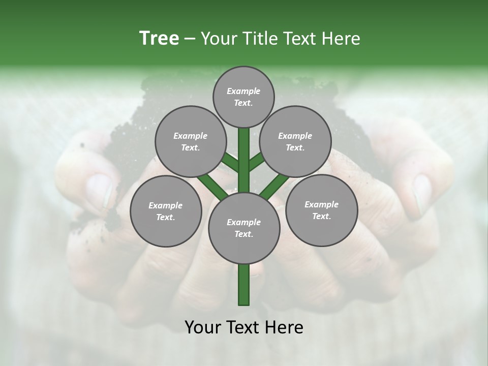 Humus Green Compost Soil PowerPoint Template