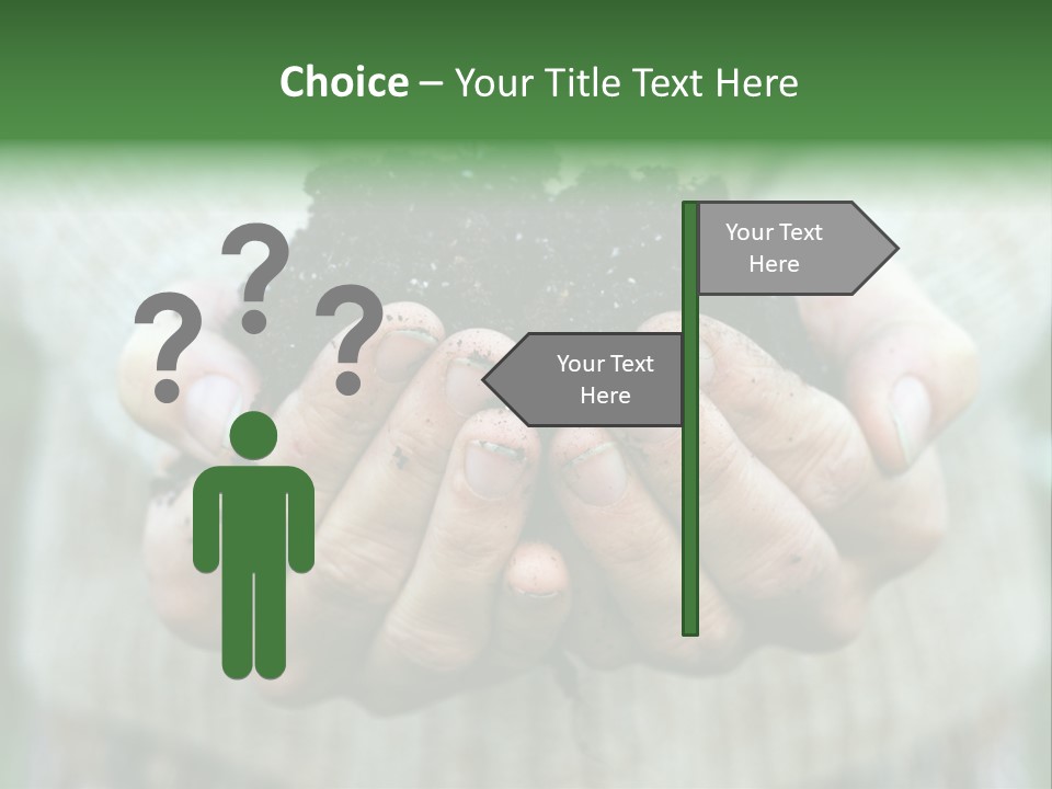 Humus Green Compost Soil PowerPoint Template