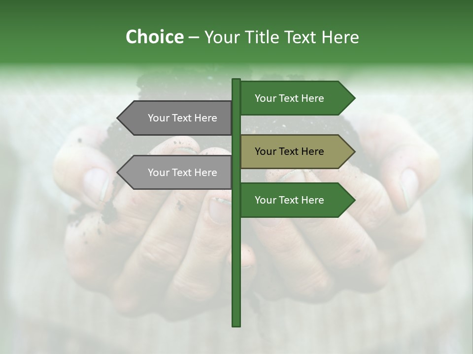 Humus Green Compost Soil PowerPoint Template