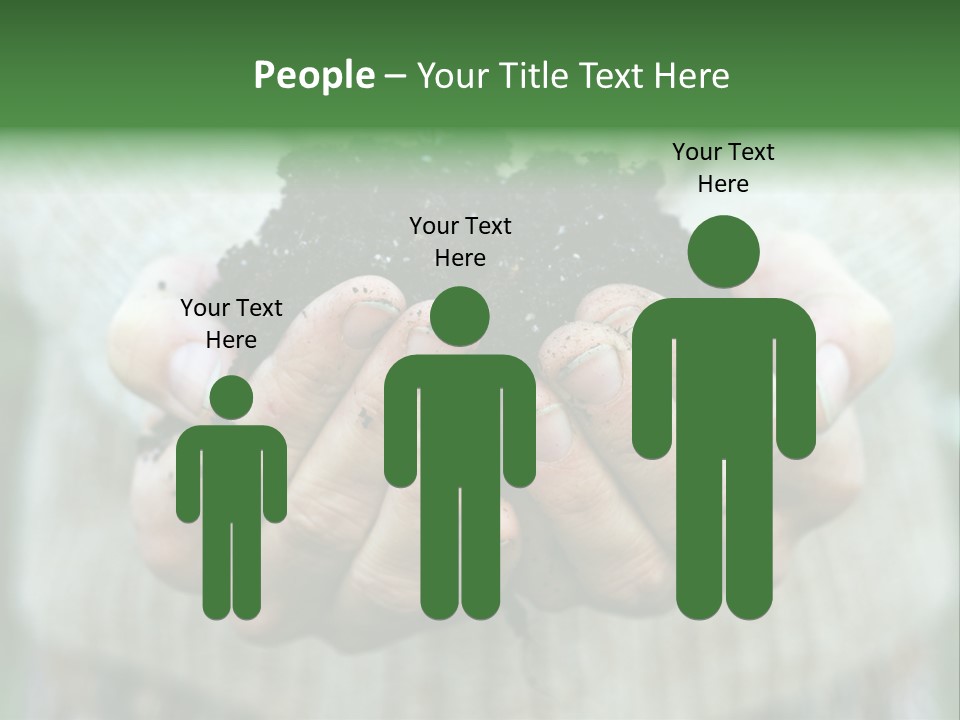 Humus Green Compost Soil PowerPoint Template