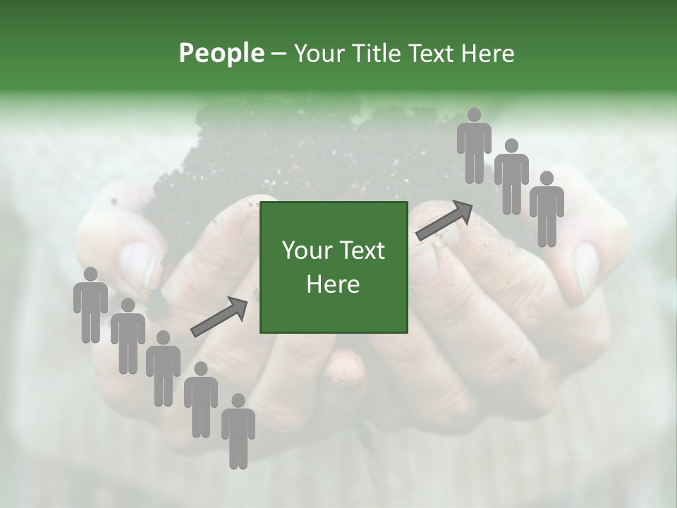 Humus Green Compost Soil PowerPoint Template