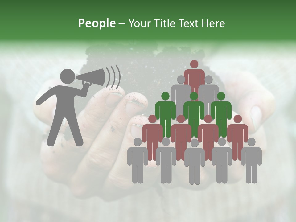 Humus Green Compost Soil PowerPoint Template